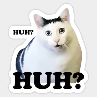 Huh Cat Meme Ver.2 Sticker
